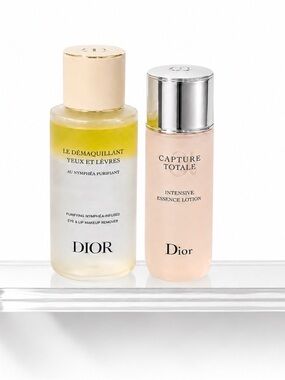 Dior Capture Totale Intensive Essence Lotion and Eye & Lip Makeup Remover New